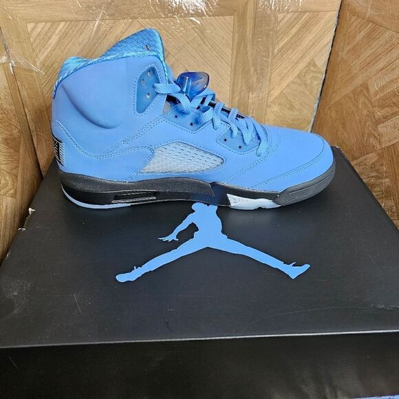 NEW Air Jordan 5 men\'s Retro SE Authentic basketball shoes blue size 10.5. main image 6
